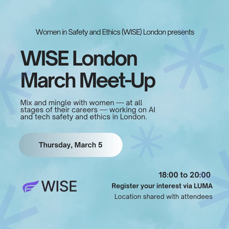 Cover Image for WISE London March Meet-Up