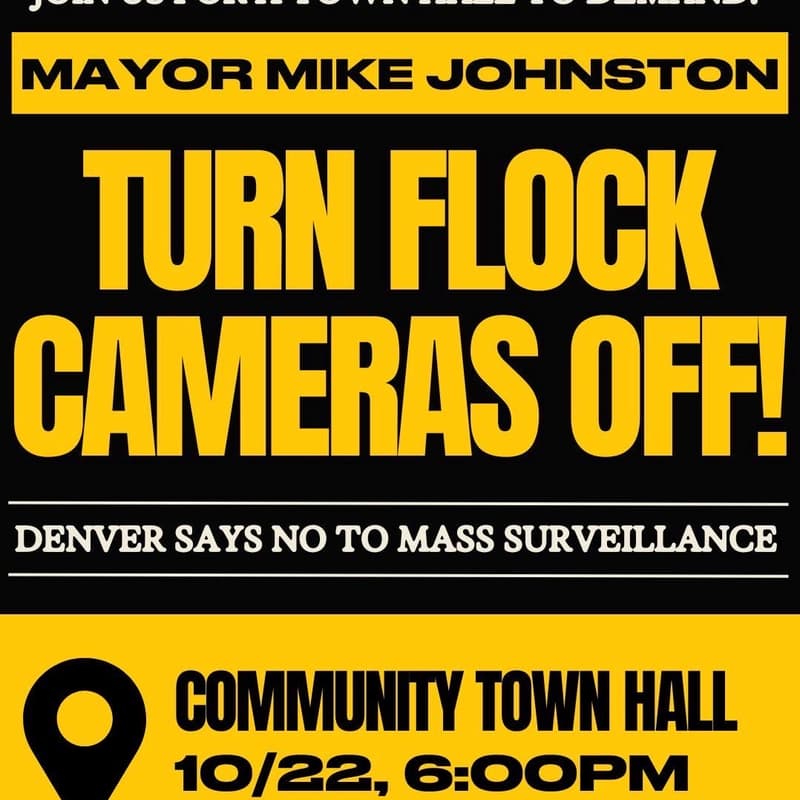 Cover Image for Flock Off! Denver Says NO To Mass Surveillance!