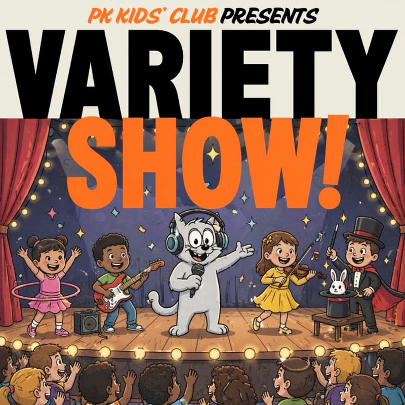 Cover Image for PK Kids’ Club: Variety Show by Jim Dandy and Friends! | Pubkey DC