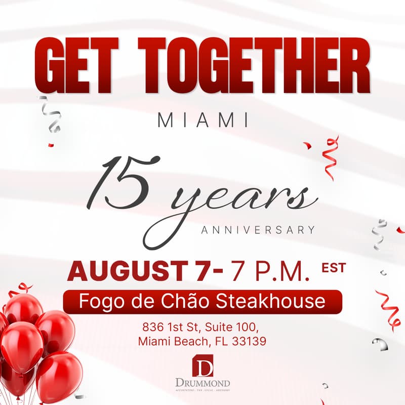 Cover Image for Drummond 15-Year Anniversary – Get Together Miami