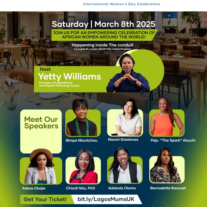 Cover Image for International Women's Day Event hosted by LagosMums UK