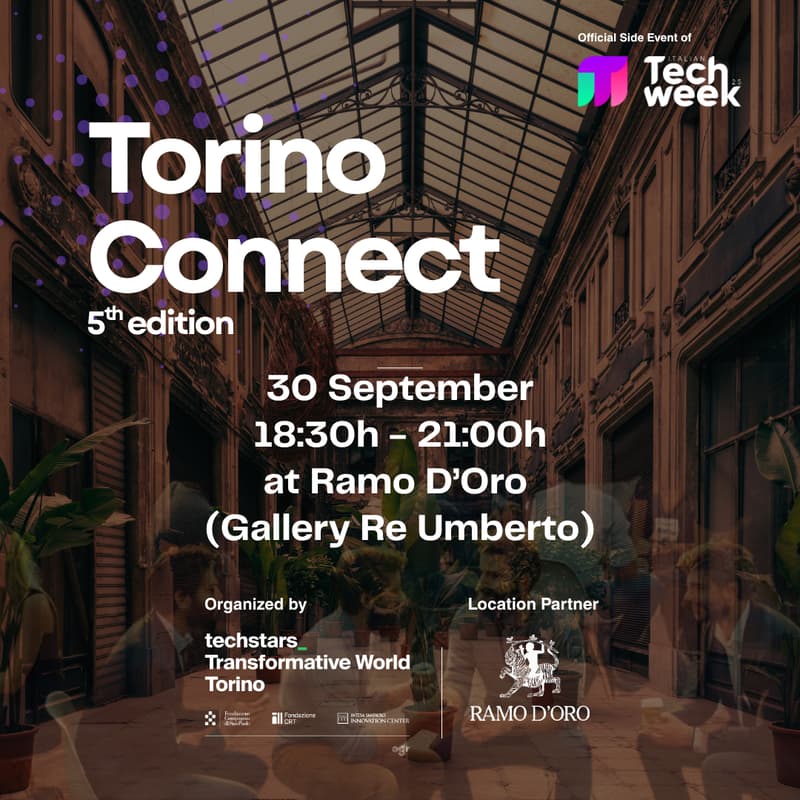 Cover Image for Torino Connect 5th Edition - Italian Tech Week Side Event