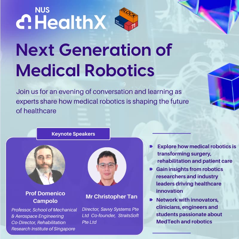 Cover Image for HealthX Robotics Masterclass