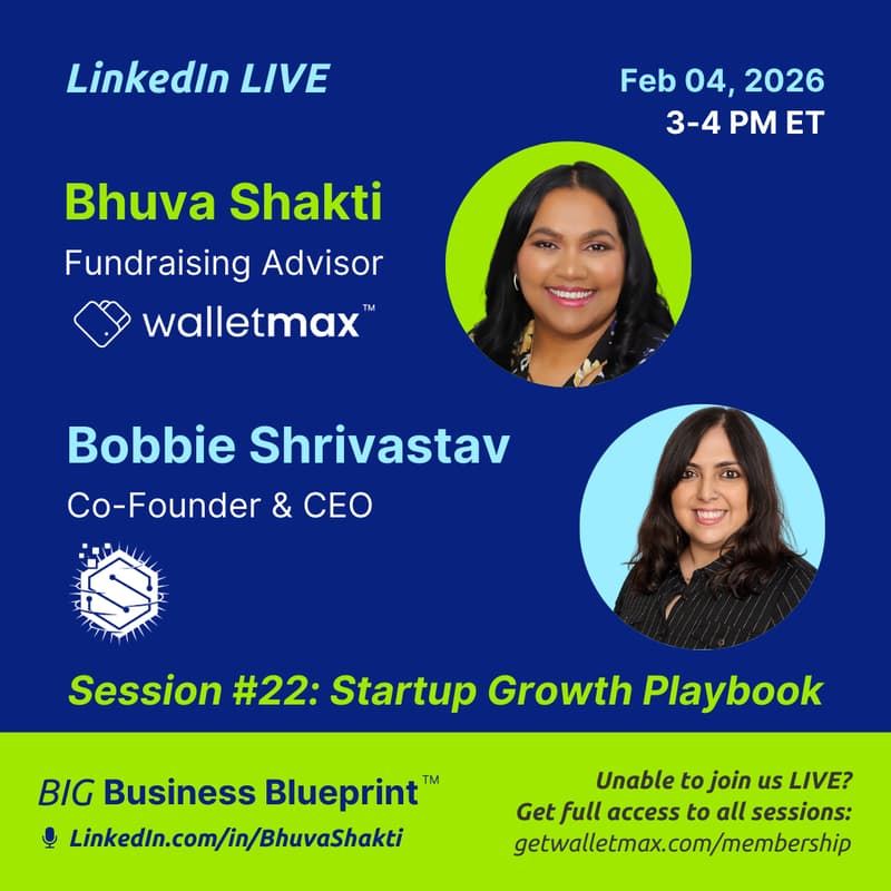 Cover Image for Startup Growth Playbook Interview: Bhuva Shakti and Bobbie Shrivastav