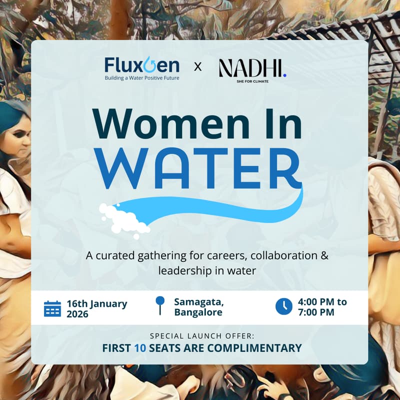 Cover Image for Fluxgen x Nadhi | Women in Water – Launch Edition (Bengaluru)