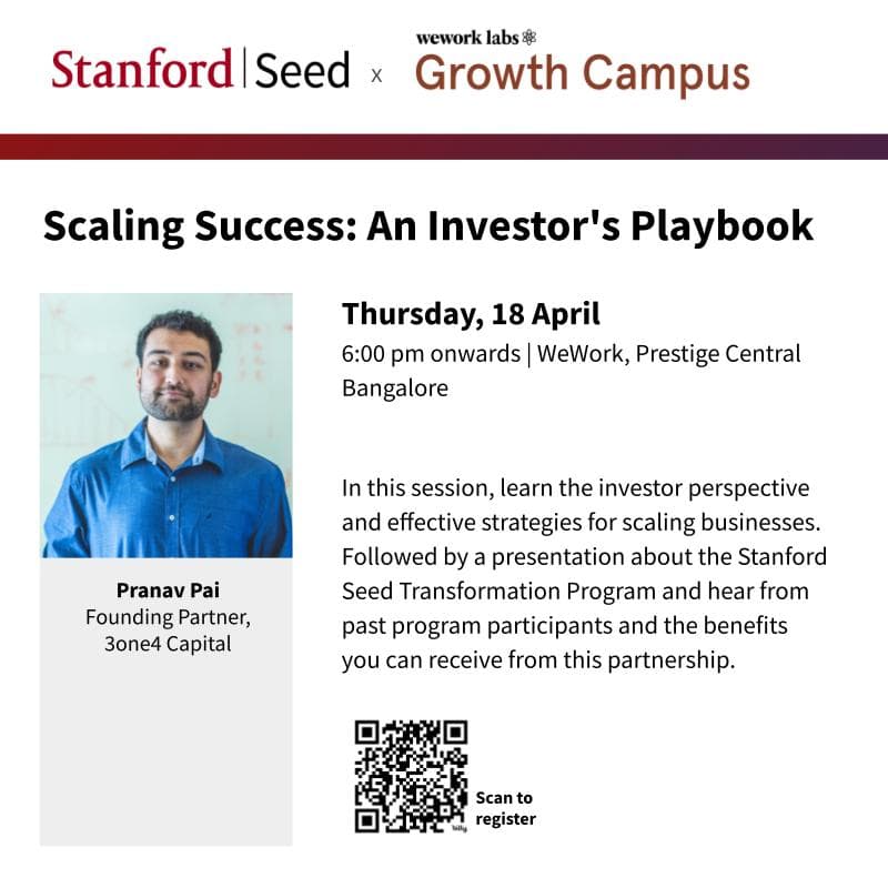 Cover Image for Scaling Success: An Investor's Playbook with Pranav Pai
