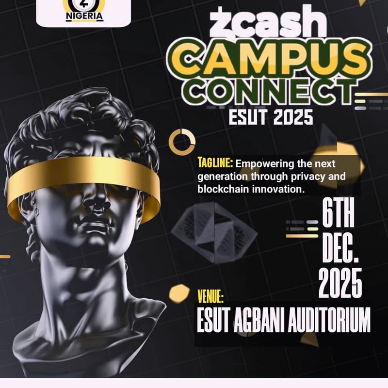 Cover Image for ZCASH CAMPUS CONNECT _ESUT 2025