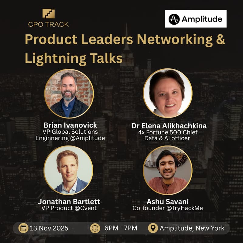 Cover Image for NYC Product Leaders Networking & Lightning Talks 💥