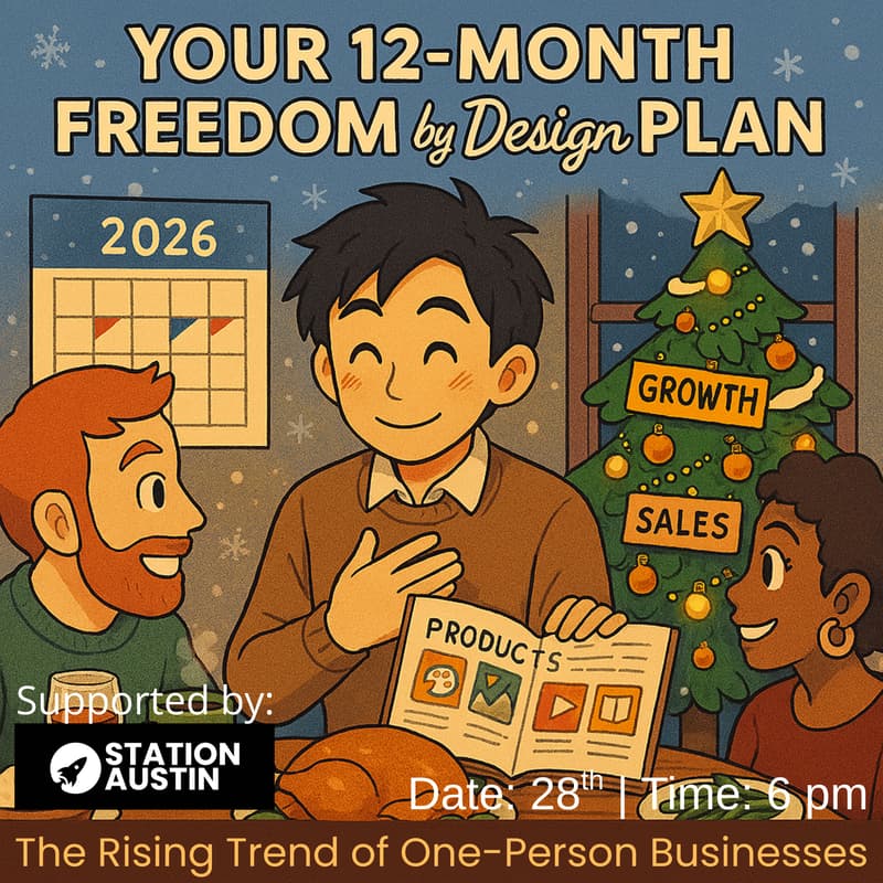 Cover Image for 🎯 Your 12‑Month Freedom by Design Plan – Design Your Roadmap for Next Year 📅