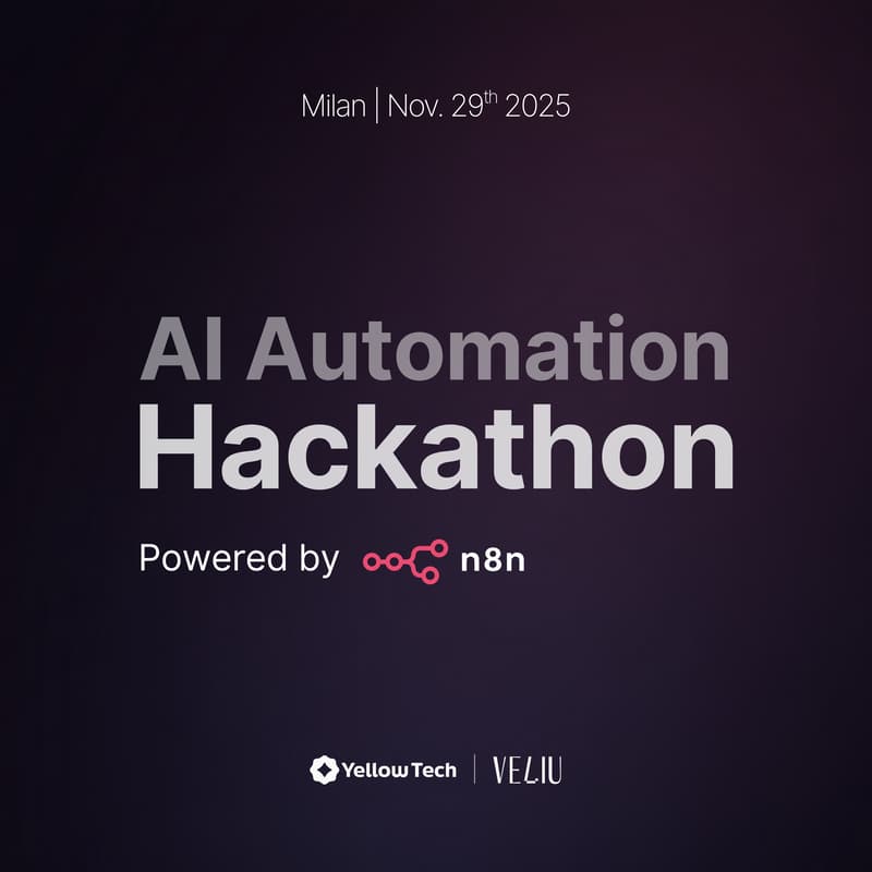 Cover Image for AI Automation Hackathon powered by n8n - Milan
