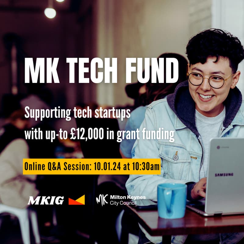 Online Q&A: The MK Tech Fund and How to Apply · Luma