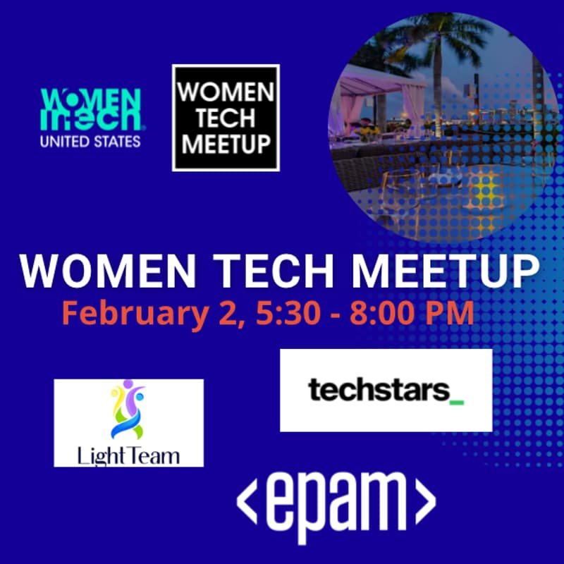 Cover Image for Women Tech Meetup -Miami