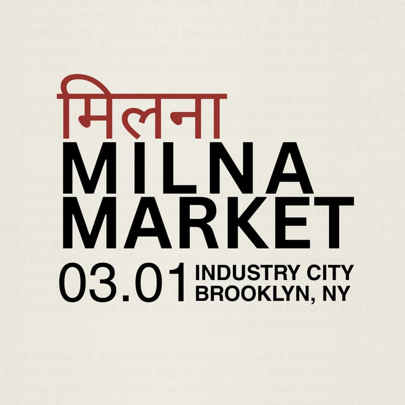 Cover Image for MILNA MARKET: South Asian Pop-Up Market NYC