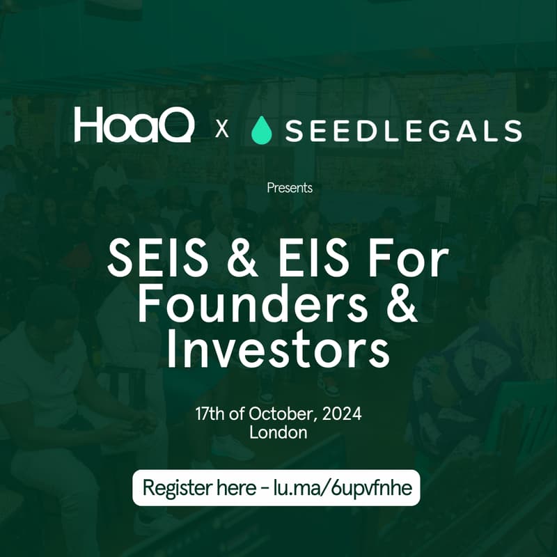 Cover Image for SEIS & EIS For Founders & Investors - London