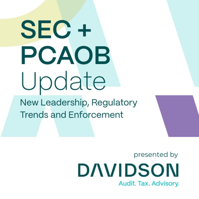 Cover Image for SEC + PCAOB Update