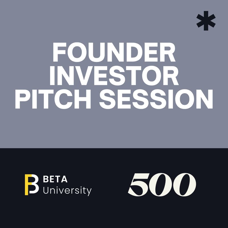 Cover Image for Founder & Investor Pitch Session / 500 Global
