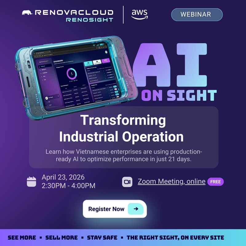 Cover Image for AI on Sight: Transforming Industrial Operation with Gen AI Solutions on AWS