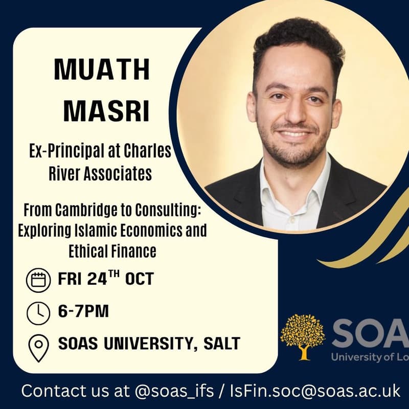 Cover Image for Islamic Finance: Economic Consulting *SOAS Students*