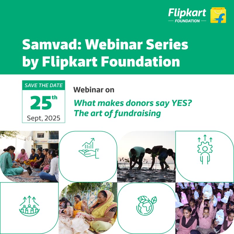 Cover Image for Samvad: Webinar Series by Flipkart Foundation
