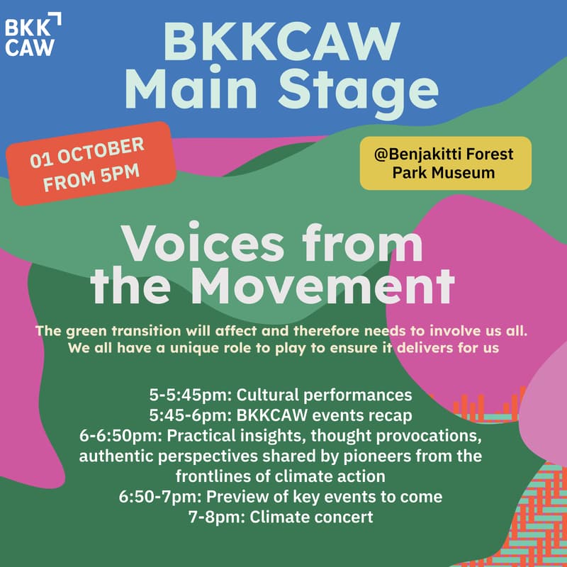 Cover Image for BKKCAW Main Stage: Voices from the Movement
