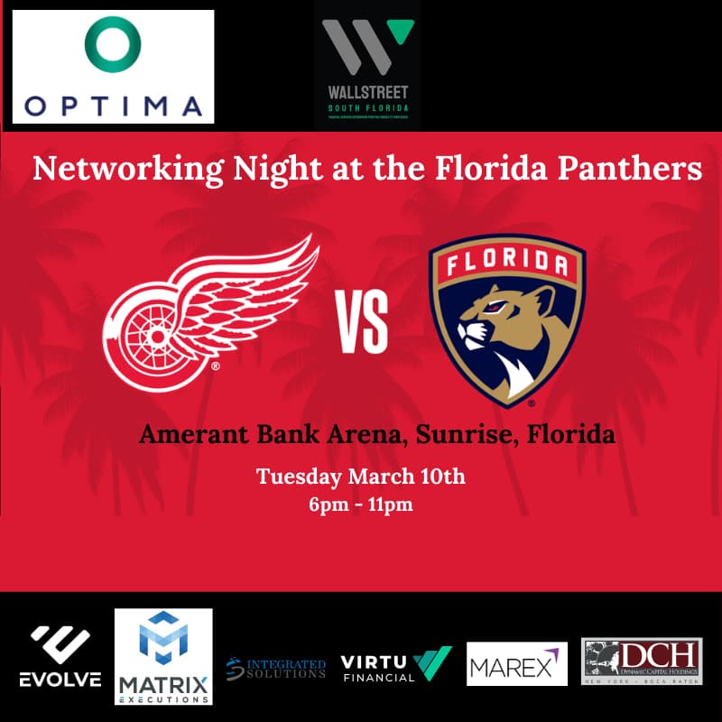Cover Image for WallStreet South Florida Networking Night at the Florida Panthers