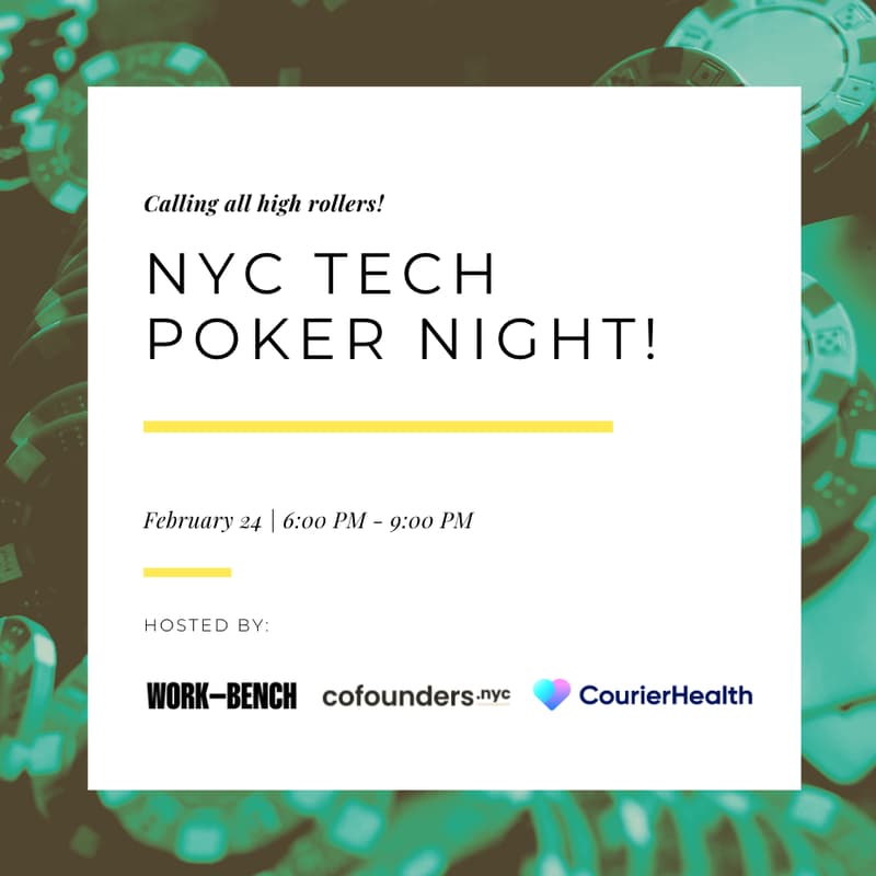 Cover Image for NYC Tech Poker Night with Work-Bench and Courier Health