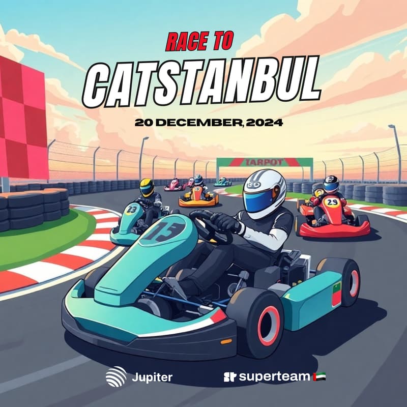 Cover Image for Superteam x Jupiter: Race to Catstanbul