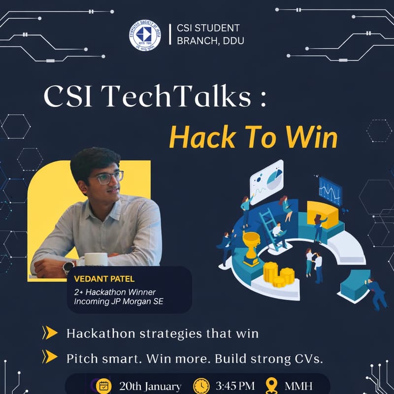 Cover Image for CSI TechTalks : Hack To Win