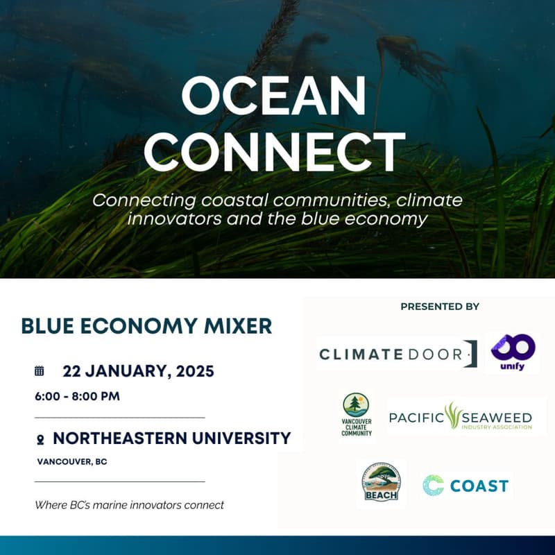 Cover Image for Ocean Connect Mixer 2026: Connecting coastal communities, climate innovators and the blue economy