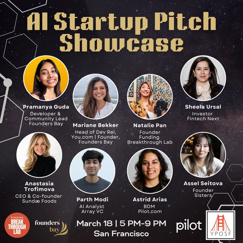 Cover Image for AI Startup Pitch Showcase @ Pilot.com