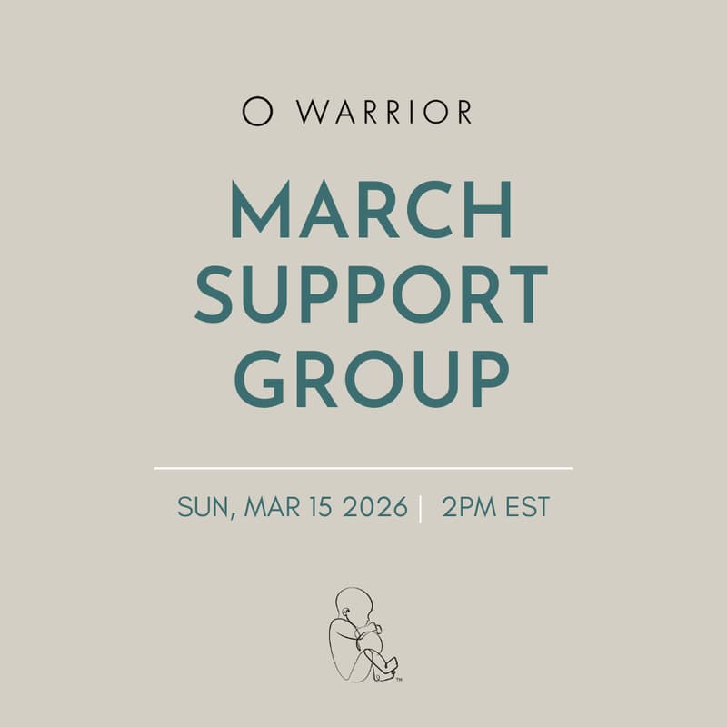 Cover Image for O Warrior March Support Group 2026 - Ask an O Mom