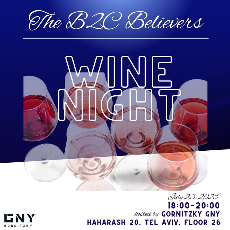 Cover Image for B2C Believers Gathering & Wine Night - Tel Aviv
