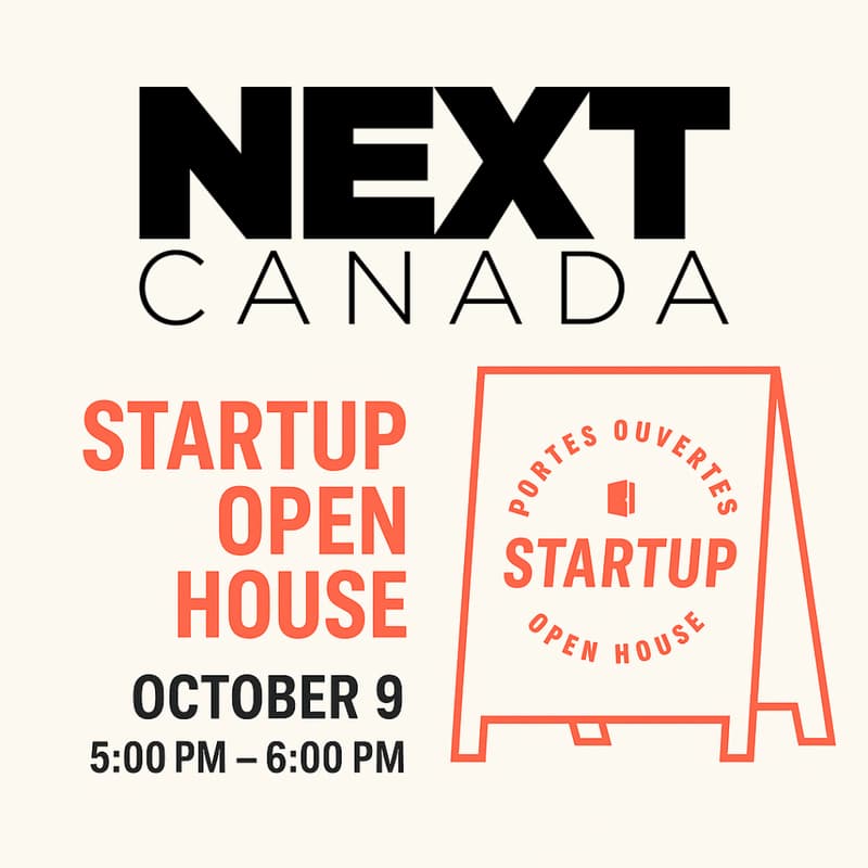 Cover Image for NEXT Canada - Startup Open House