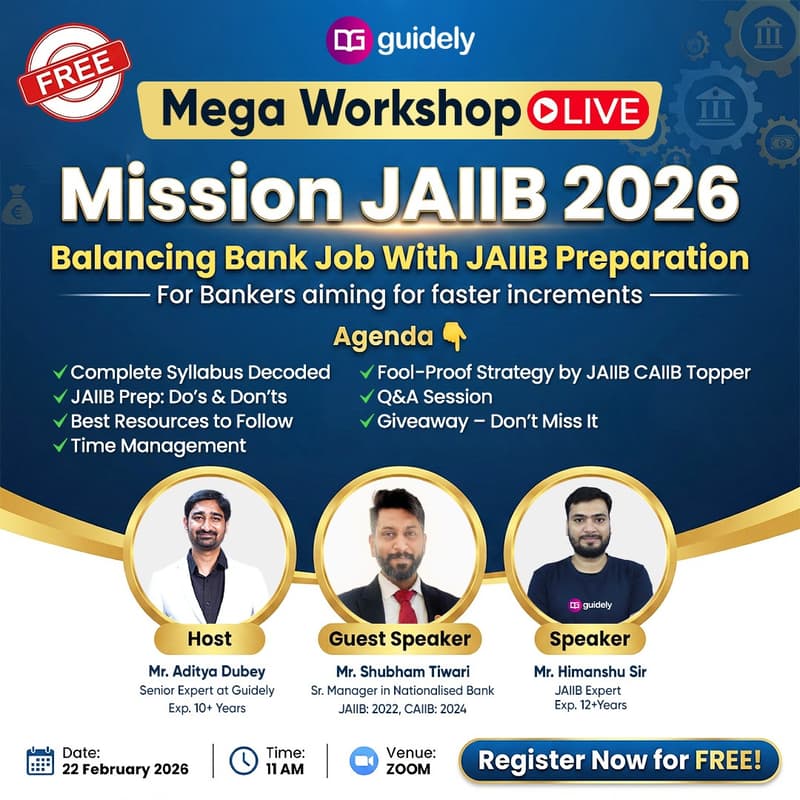 Cover Image for Mission JAIIB 2026 Balancing Bank Job With JAIIB Preparation | Mega Workshop