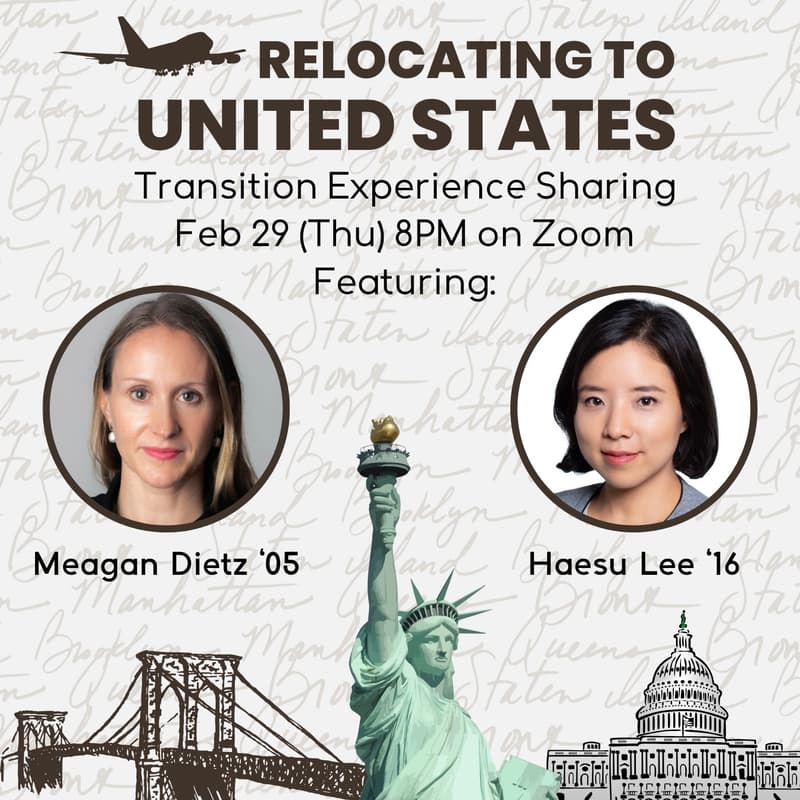 Cover Image for Experience Sharing Session - Relocating to US