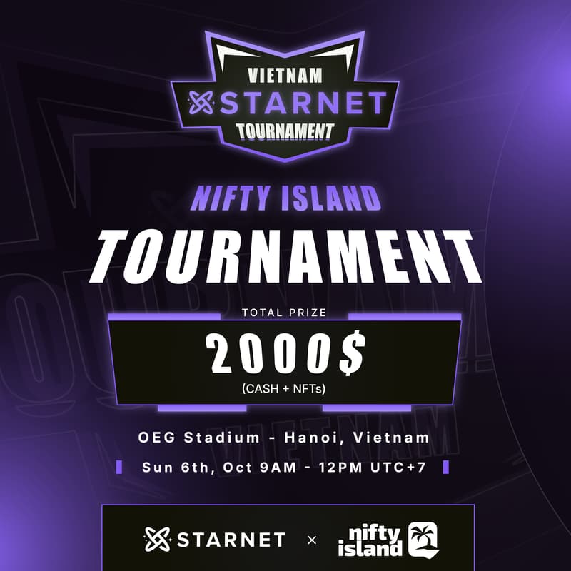 Ảnh bìa cho Starnet x Nifty Island Vietnam Tournament