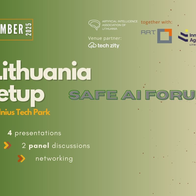 Cover Image for AI Meetup: Safe AI Forum