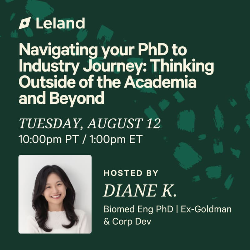Cover Image for Navigating your PhD to Industry Journey: Thinking Outside of the Academia and Beyond