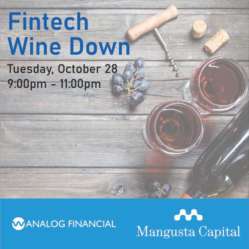 Cover Image for Fintech Investor "Wine Down"