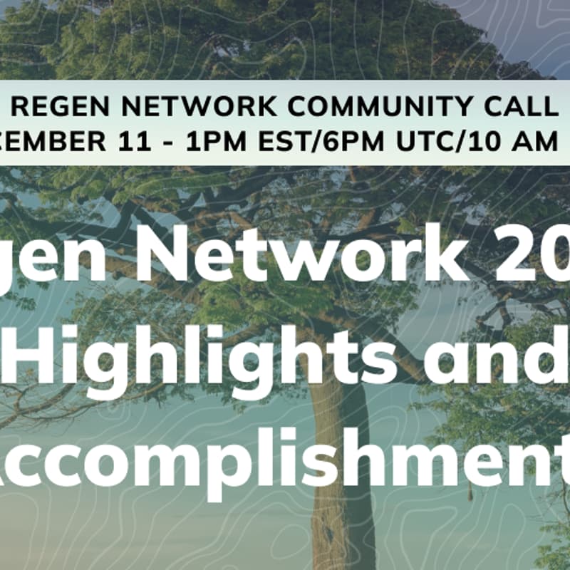 Cover Image for Regen Network December Community Call - Final Call of 2025!