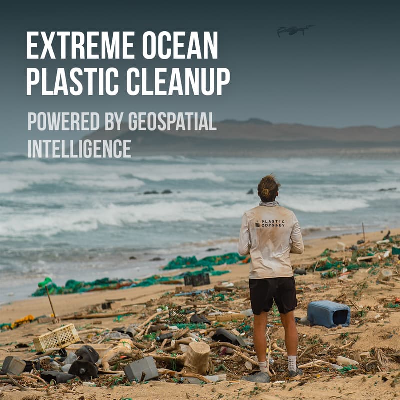 Cover Image for Extreme Ocean Plastic Cleanup, Powered by Geospatial Intelligence