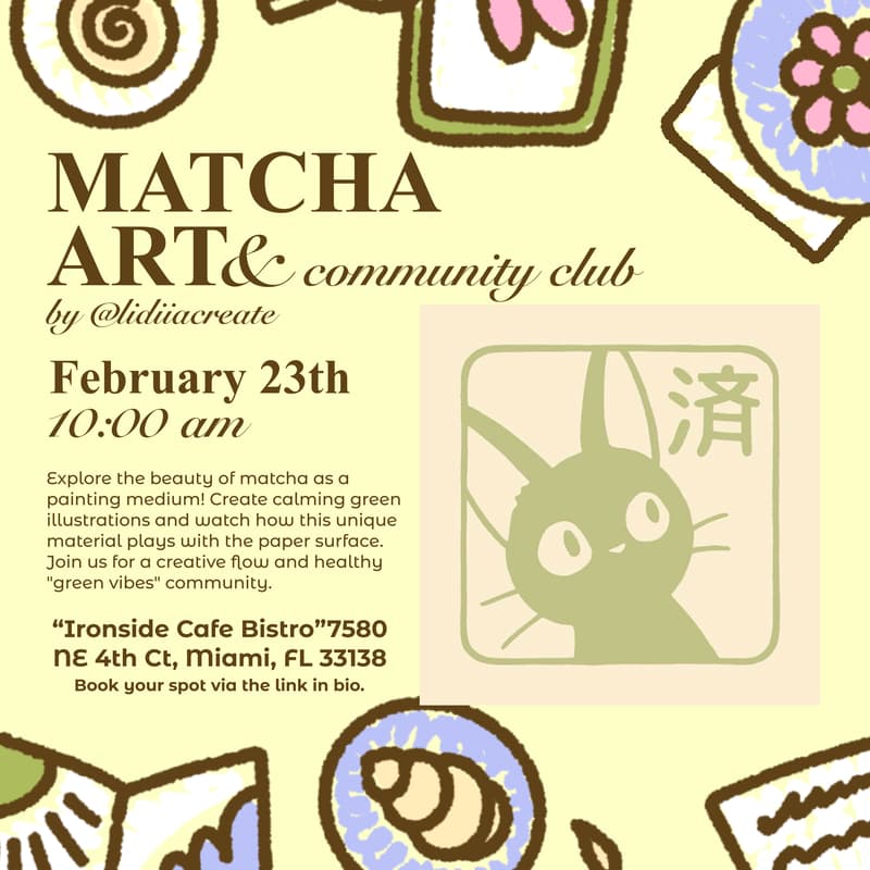 Cover Image for Matcha Art & Community Club🍵✨