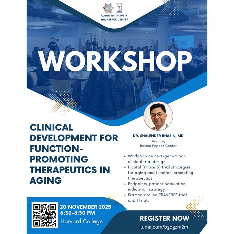 Cover Image for Workshop on Designing Clinical Trials for Age-Related Functional Decline
