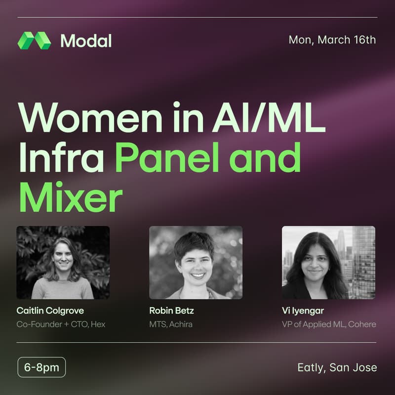 Cover Image for Women in AI/ML Infra @ GTC