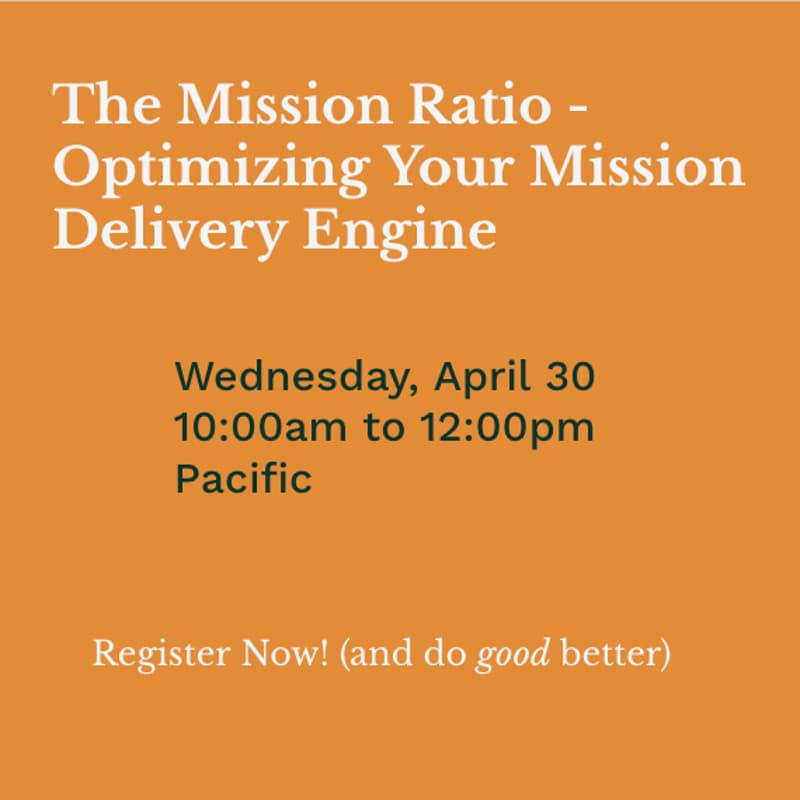 Cover Image for The Mission Ratio - Optimize Your Mission Delivery Engine