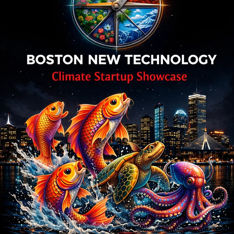 Cover Image for Boston New Technology's Climate Startup Showcase: Clean, Green, and Energized!