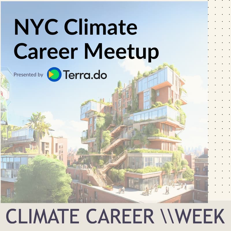 Cover Image for NYC Climate Career Meetup