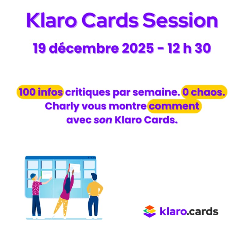 Cover Image for Klaro Cards Session #07 - Décembre 2025