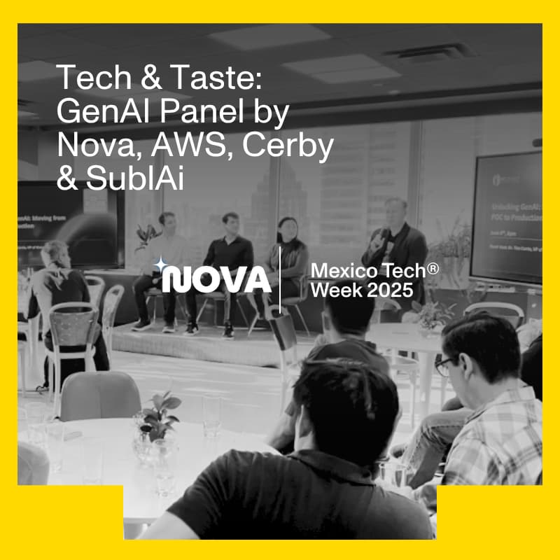 Cover Image for Tech & Taste: GenAI Panel by Nova, AWS, Cerby & SublAi
