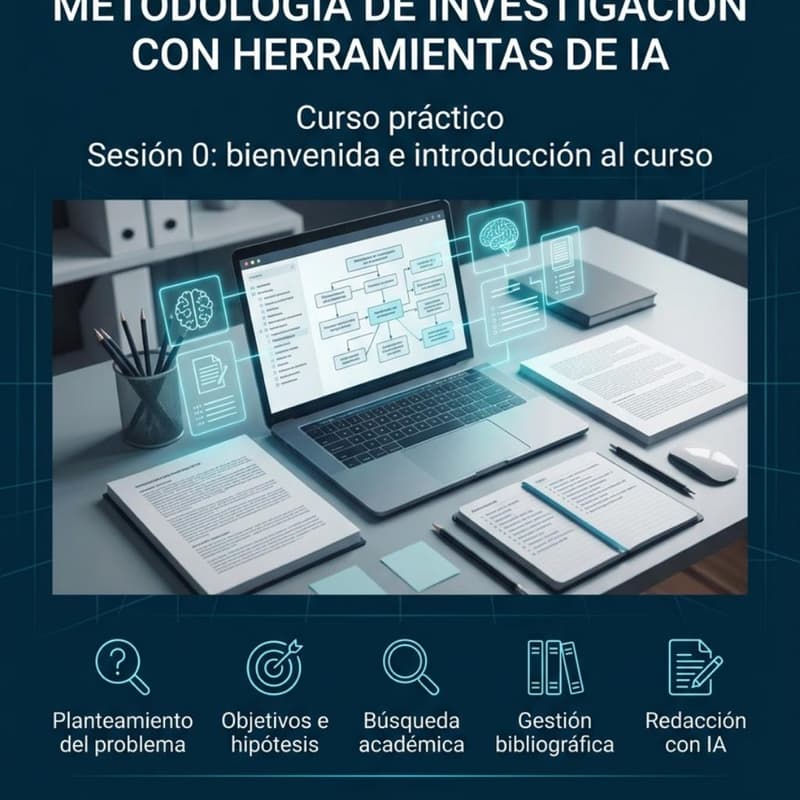 Cover Image for SESIÓN 0 METODOLOGÍA INVESTIGACIÓN CON IA